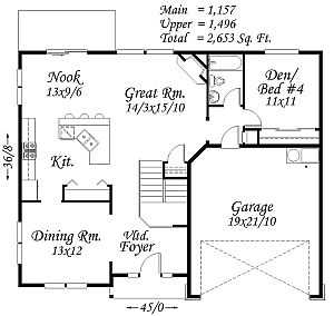 The Avocet floor plan